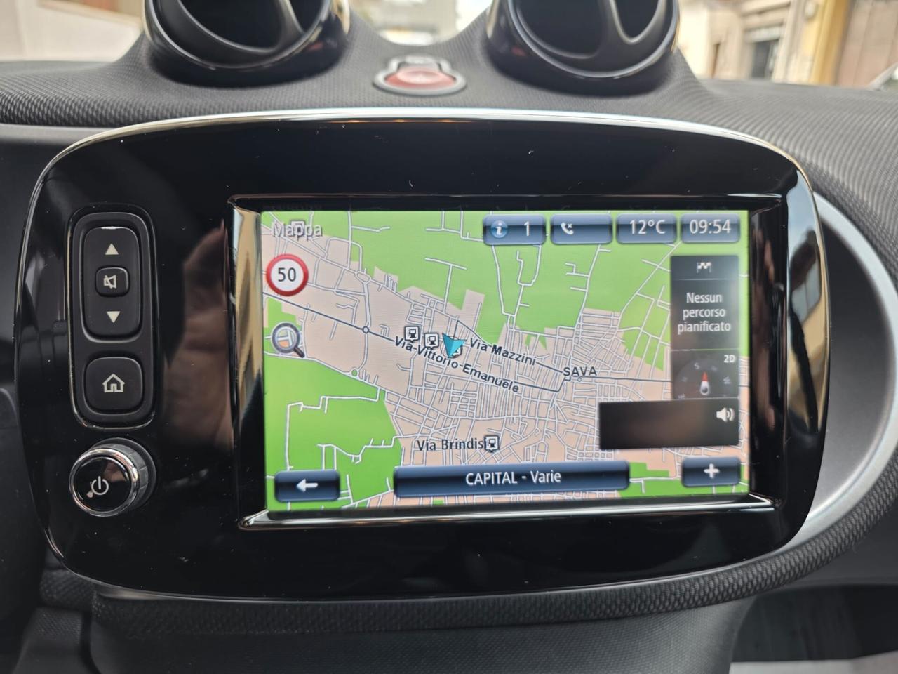 Smart ForTwo 1000 cc Turbo Autom. Prime+Led Diurni+Navy+Pelle...