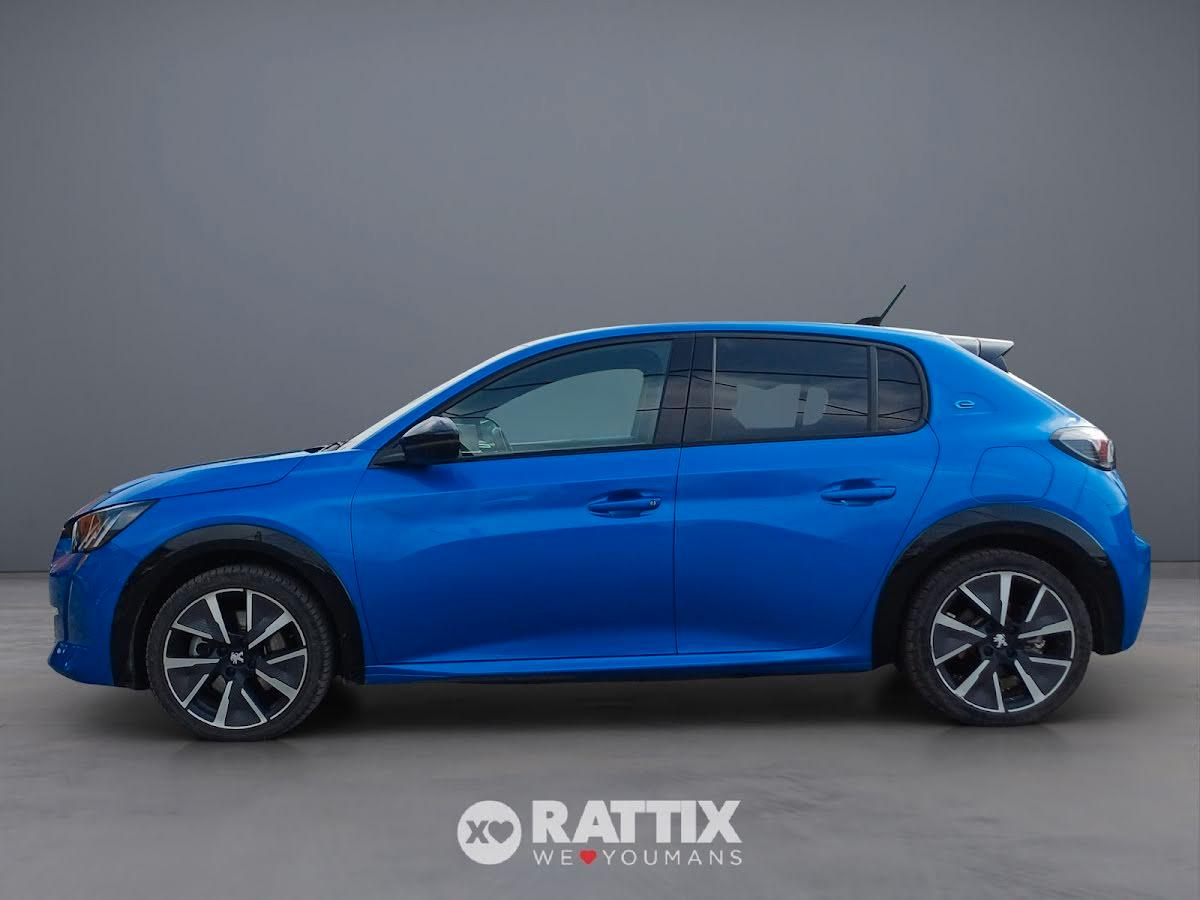 Peugeot e-208 motore elettrico 100kW GT