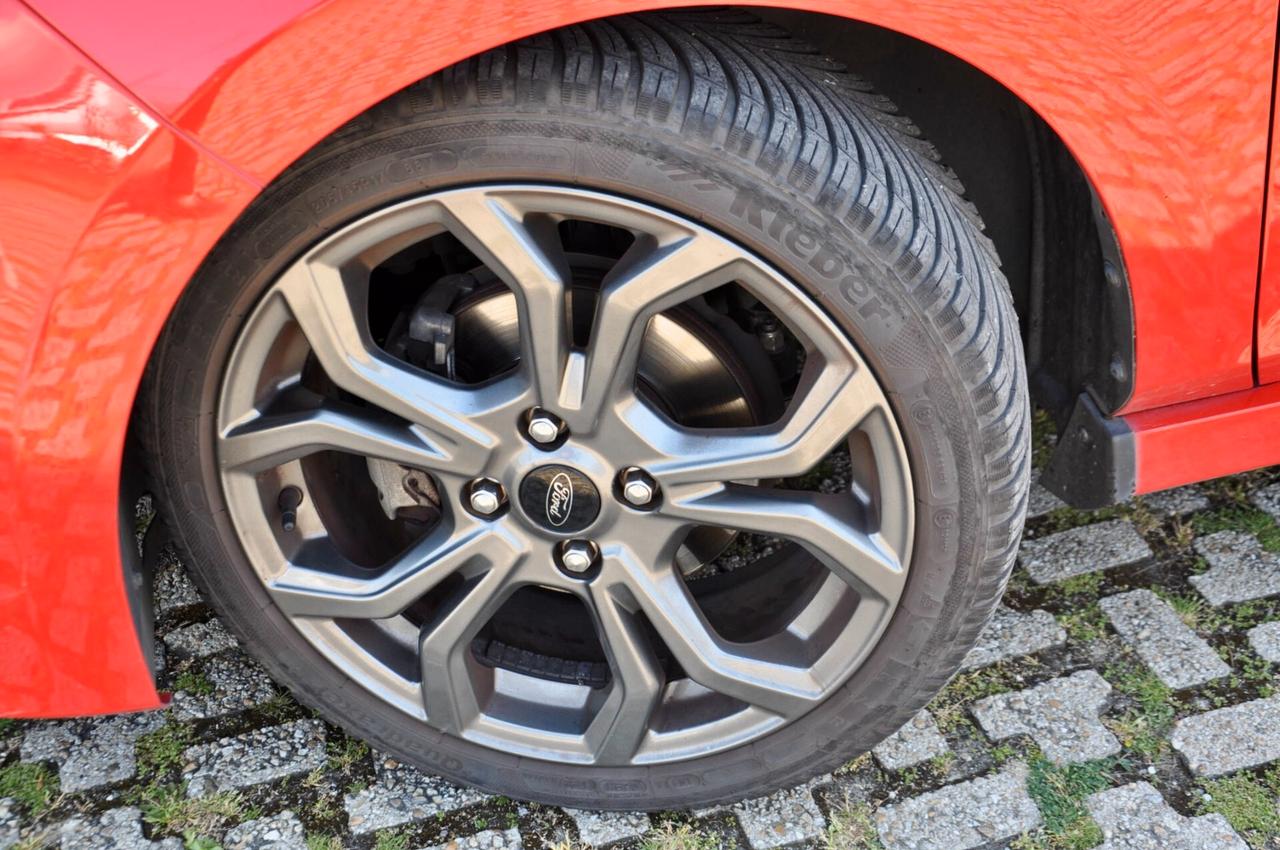 FORD FIESTA 5p 1.0 ECOBOOST ST-LINE 100cv, UNICOPROPRIETARIO, SERVICE FORD, EURO 6D, APPLE ANDROID, 17", PERMUTE