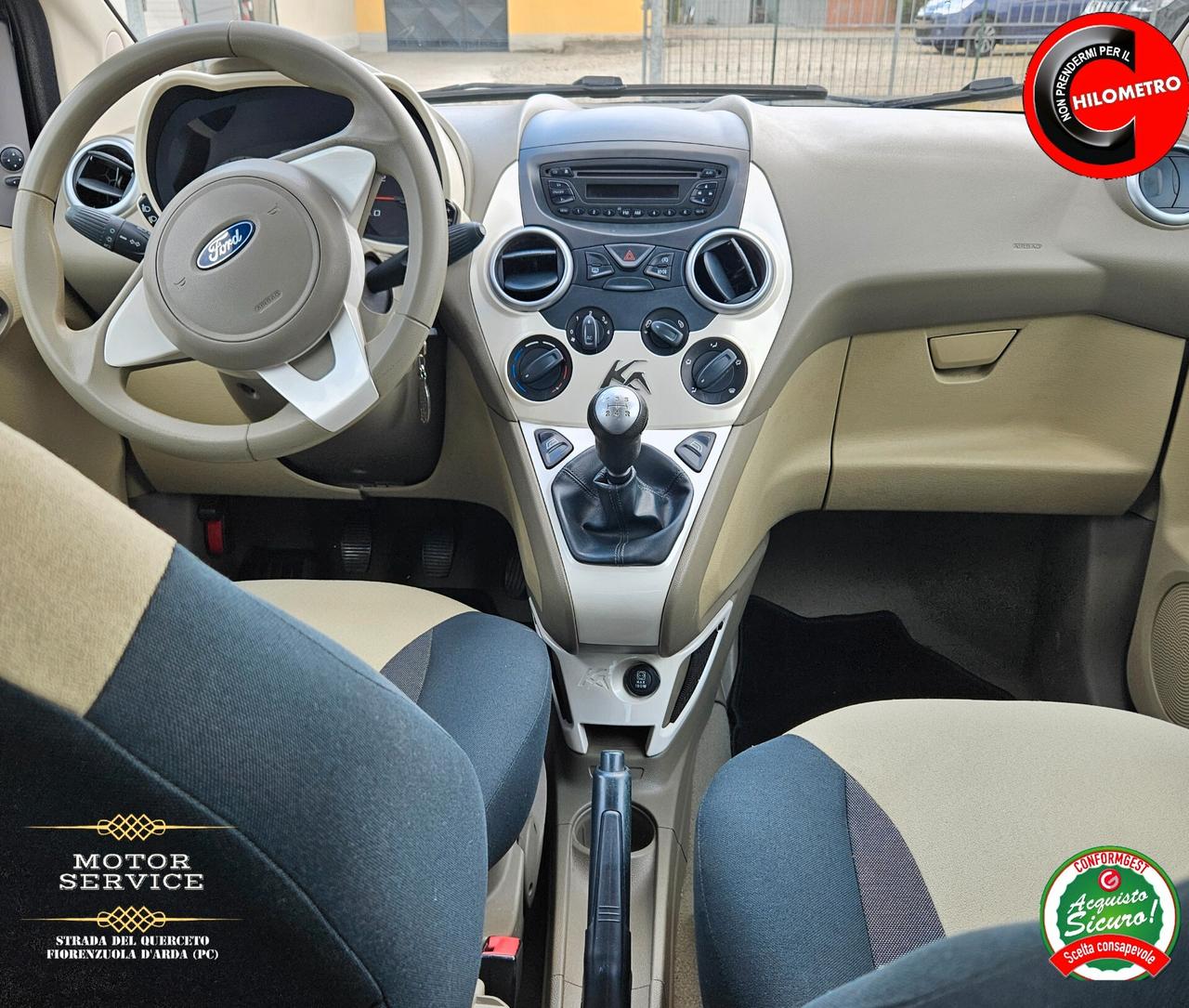 Ford Ka 1.2 8V 69CV pochi km documentabili da 59€ mese
