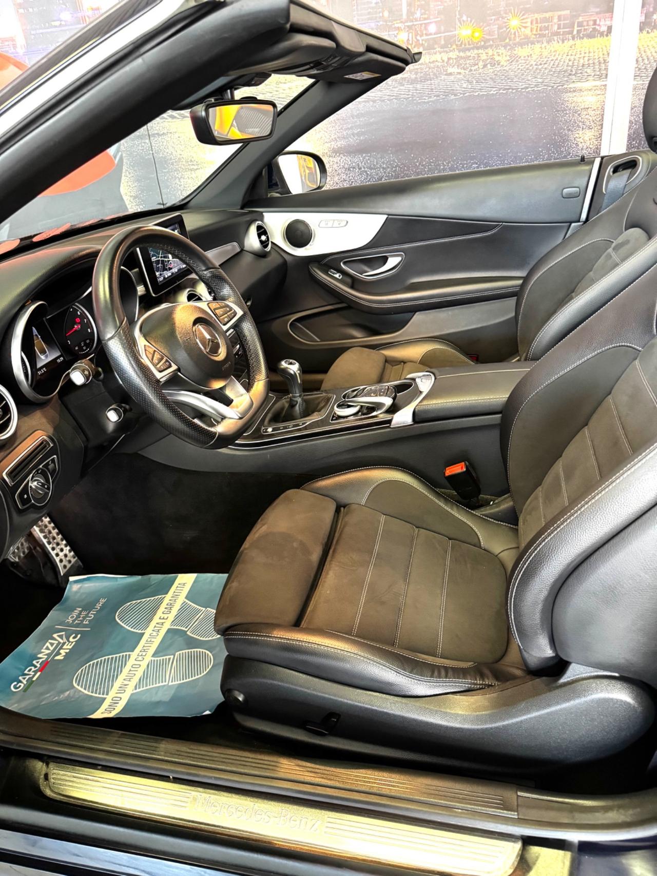 MERCEDES C180 CABRIO BENZ MANUALE 37.646KM OK PERMUTE GARANZIA INCLUSA