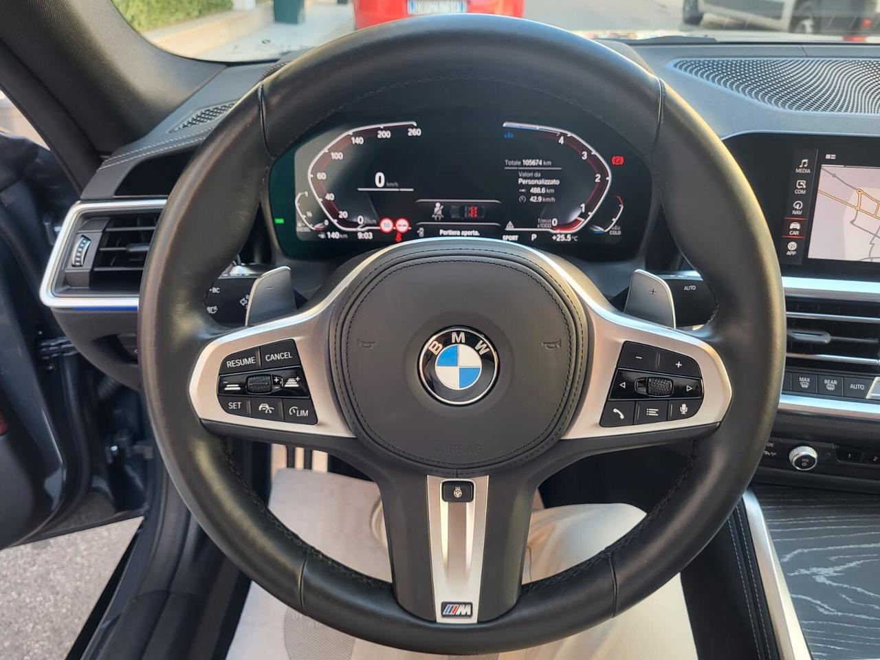 Bmw 4 Gran Coupe 420d 48V Msport+Fari Laser+Cerchi 20+Pelle Bordo' Cartier...