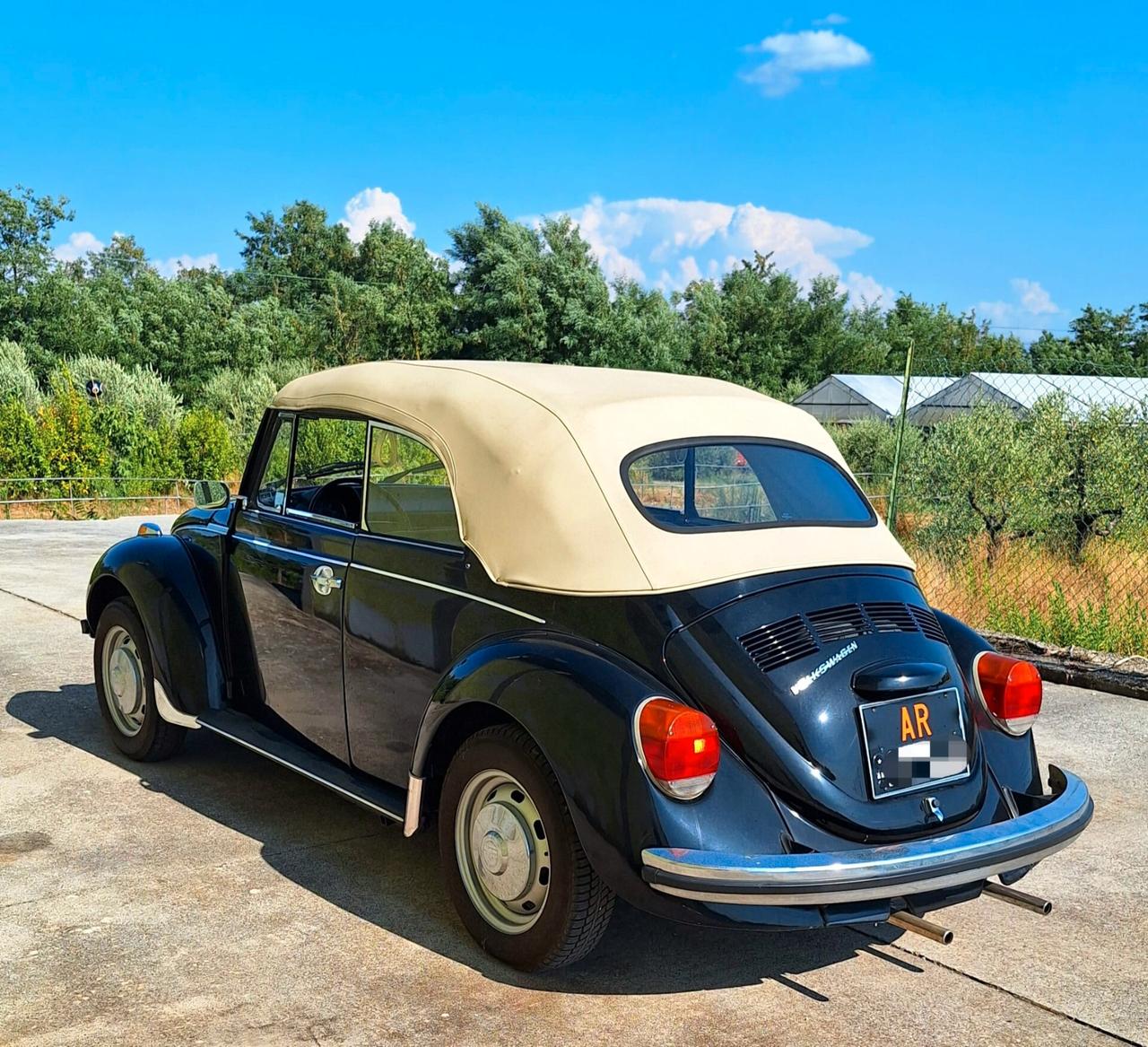 Volkswagen Maggiolino Cabrio - Targa Nera - Libretto a Pagine