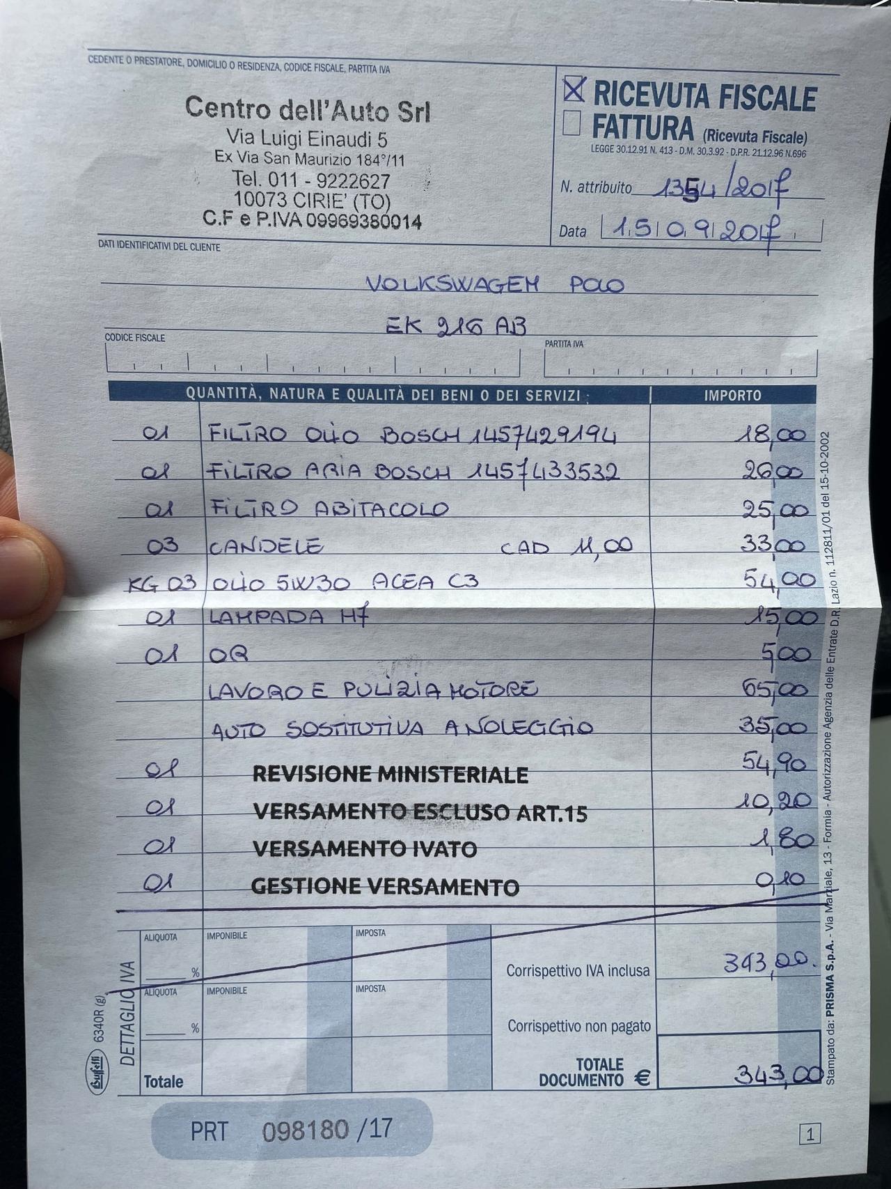 Volkswagen Polo 1.2 70cv/1PROP/TAGLIANDI/GARANZIA