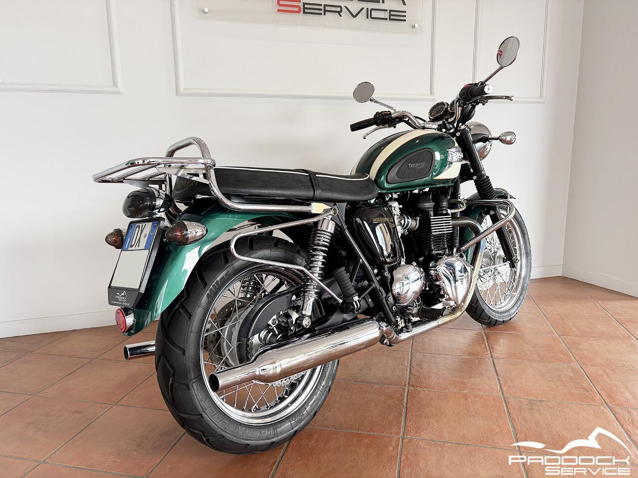 Triumph Bonneville T100 2012 23.120 km Forest green