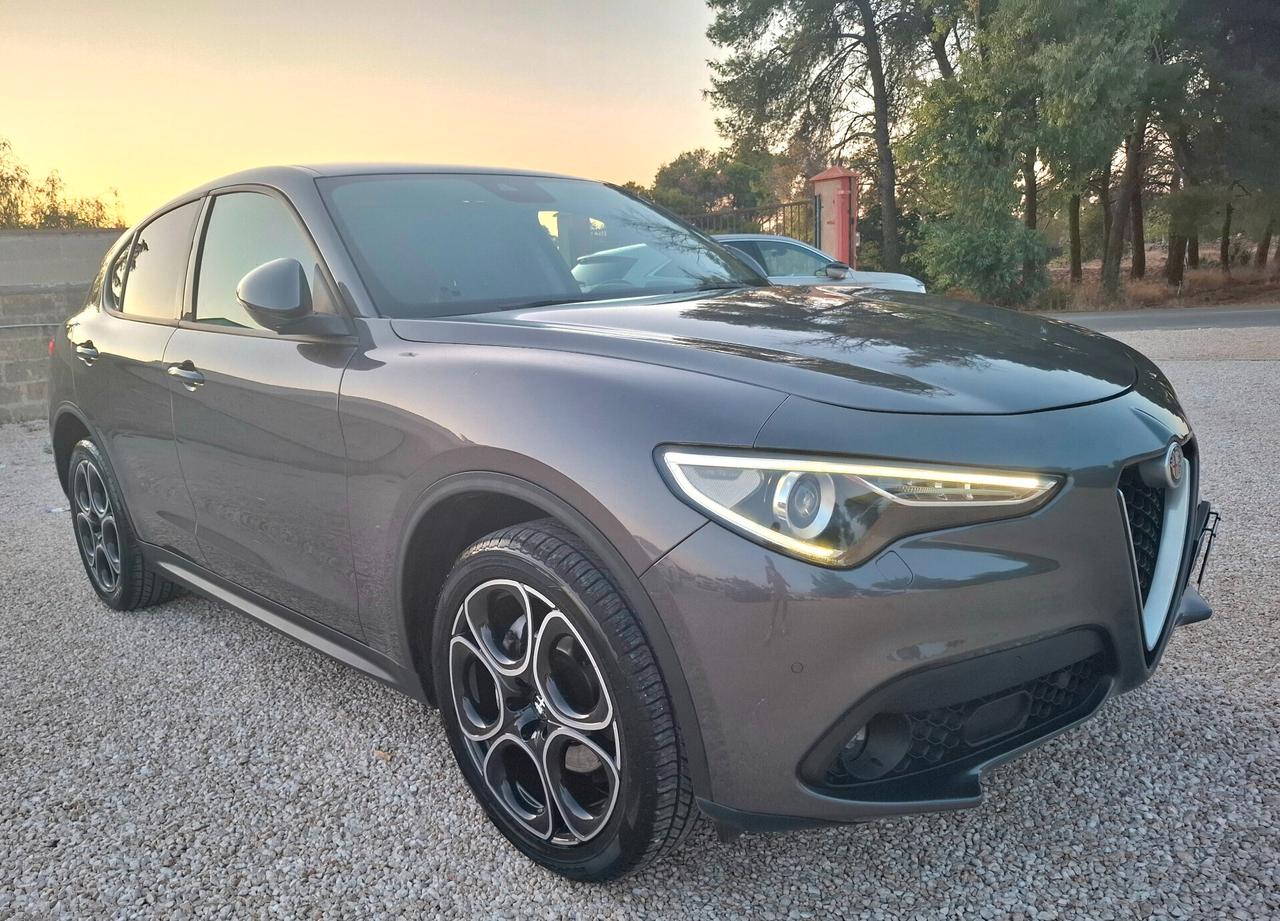Alfa R. Stelvio 2.2 D 210cv Q4 *PELLE-LED.NAVY-CERCHI 20*