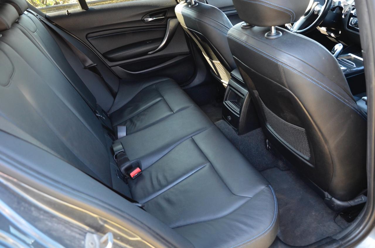 BMW 118d MSPORT 150cv AUT, UFF ITALIANA, EURO 6D, FARI FULL LED, PELLE, 18", PERMUTE