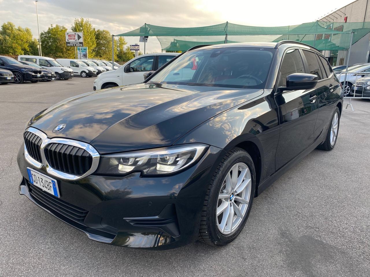 Bmw 320d Sw Automatica Pelle Rossa Xenon Full