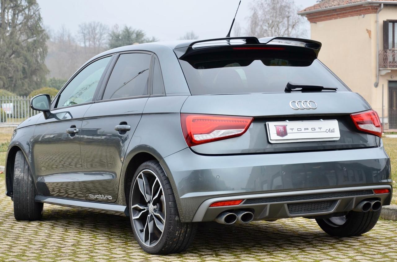 AUDI S1 SPORTBACK 2.0 TFSI QUATTRO 231cv 5p, UFF ITALIANA, SERVICE AUDI, SEDILI GUSCIO, PELLE, XENO, PERMUTE