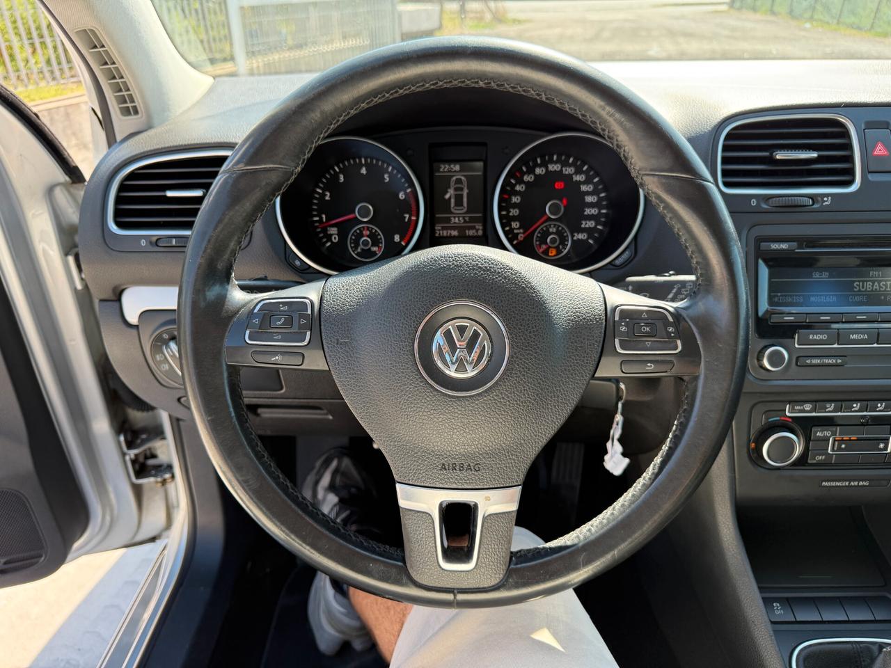 VOLKSWAGEN GOLF 2011 1.4 BENZ 122 CV MOTORE NUOVO