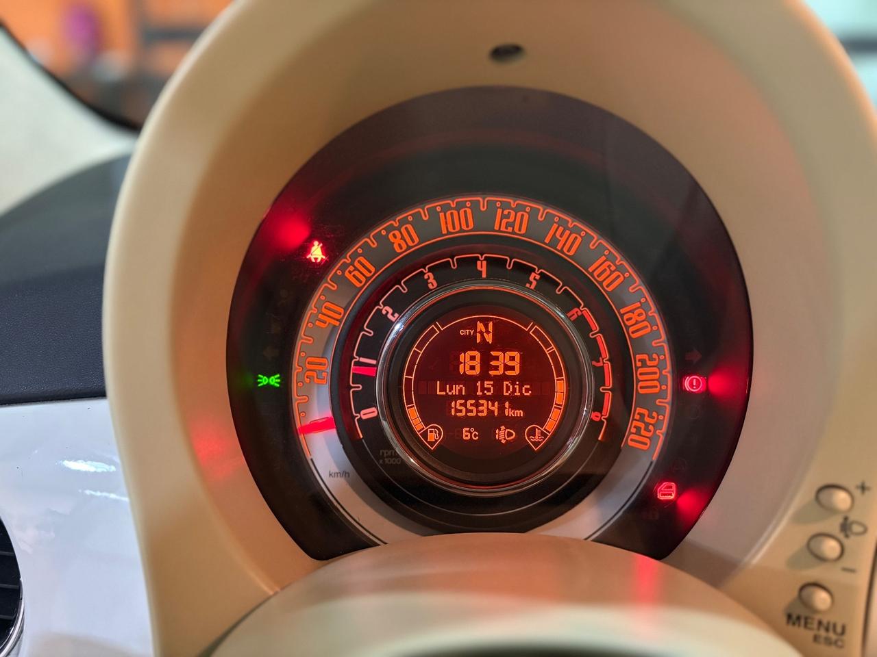 Fiat 500 1.2 69 cv gpl Lounge CAMBIO AUTOMATICO