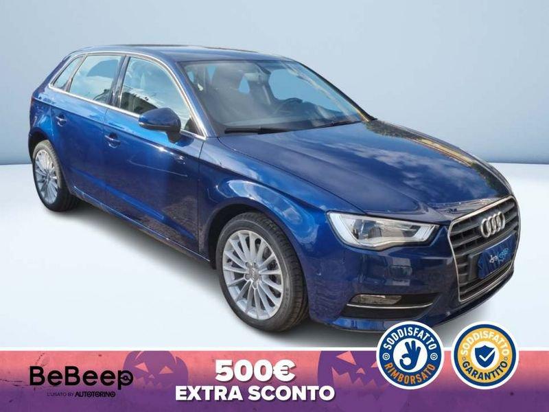 Audi A3 SPORTBACK 1.6 TDI AMBIENTE 110CV S-TRONIC E6
