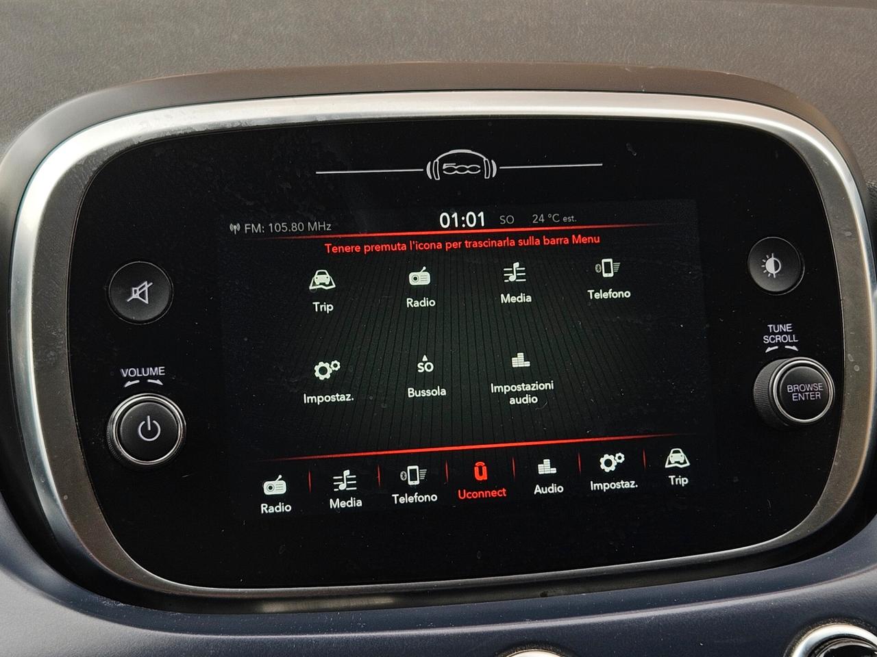 FIAT 500X 1300 MJT 95 CV CHILOMETRI CERTIFICATI