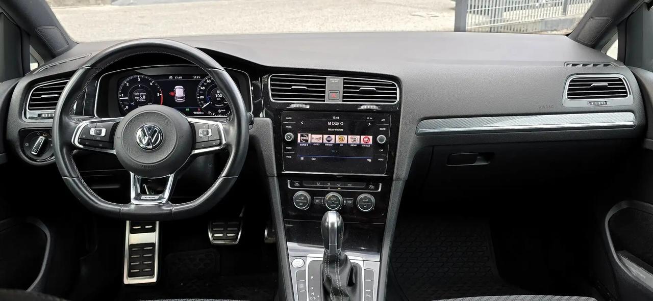 Volkswagen Golf 5p 1.6 tdi R line 115cv dsg grigio gesso