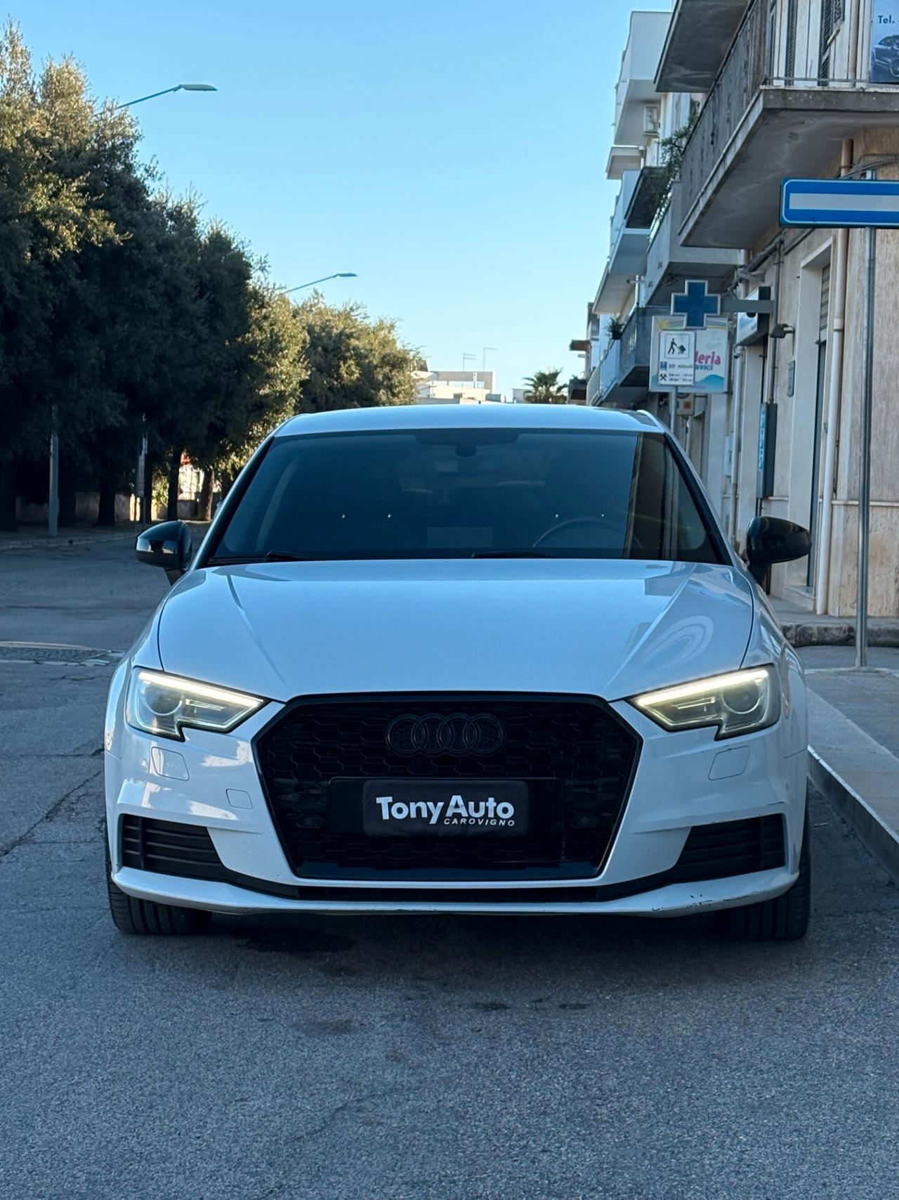 Audi A3 Sportback 30 1.6 tdi Sport 116cv s-tronic NAVI,FULL LED,ANDROID AUTO,SENS.PARCHEGGIO,BLUETOOTH,BLOCK