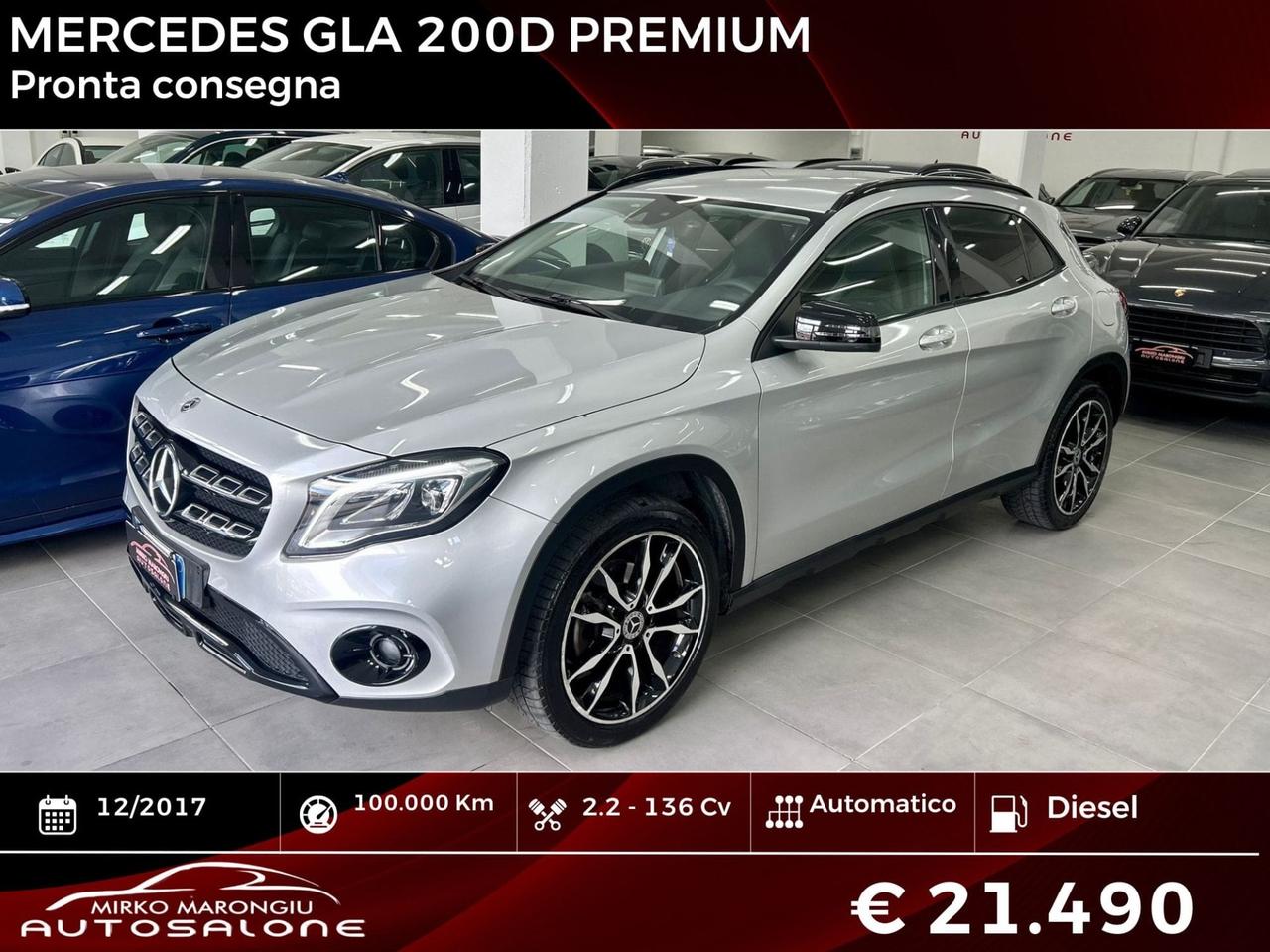 Mercedes GLA 200 d Automatic Premium FINANZIABILE