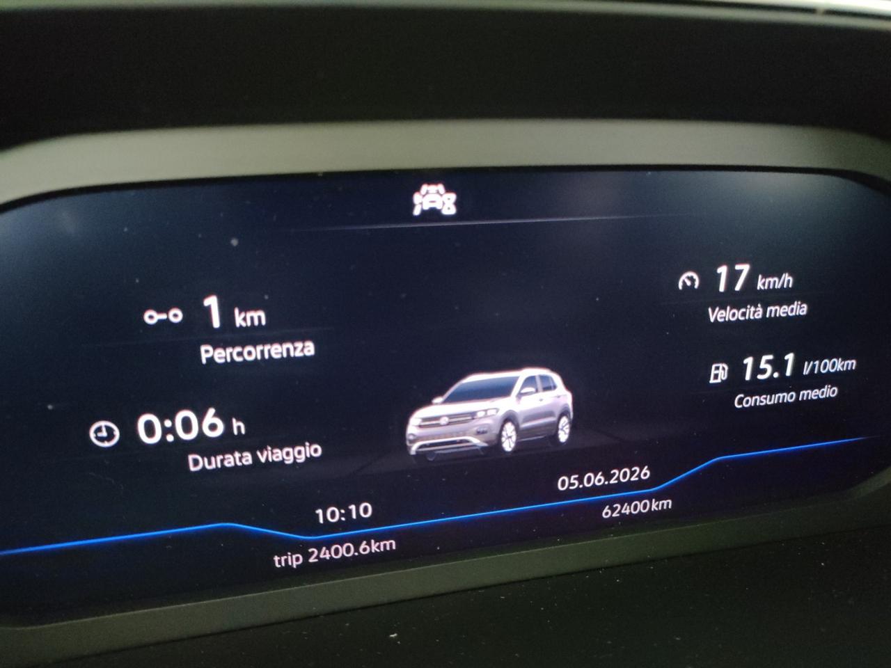 Volkswagen T-Cross 1.0 tsi advanced 110cv dsg