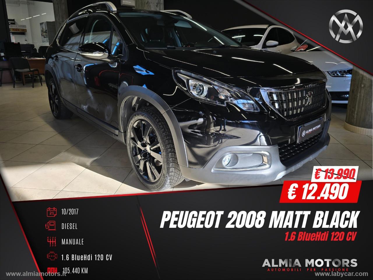 PEUGEOT 2008 BlueHDi 120 S&S Black Matt