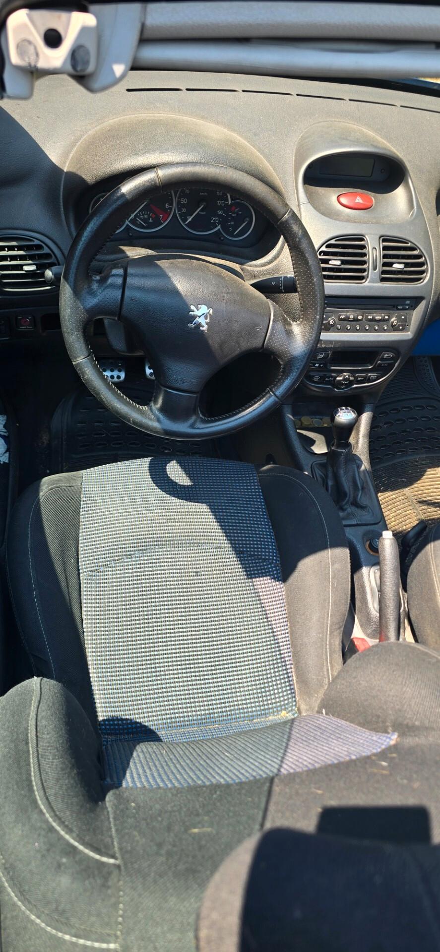 Peugeot 206 1.6 16V cabriolet benzina