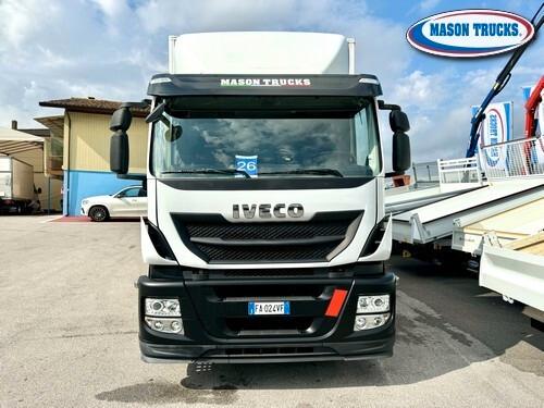 IVECO STRALIS 360, cassa isotermica con sponda retrattile, 2015, km 450.000