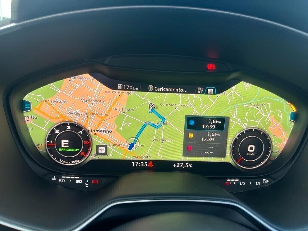 Audi TT CABRIO CAMBIO MANUALE S line cockpit diesel 2016
