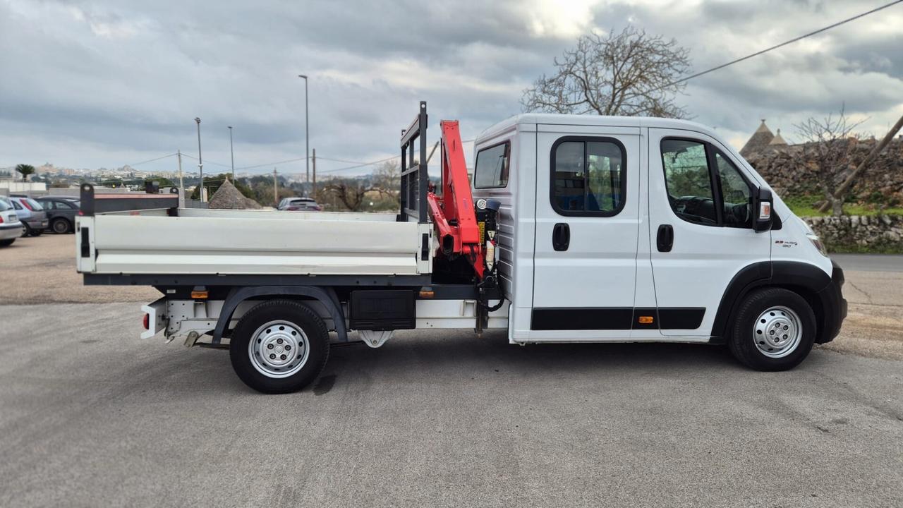 Fiat Ducato 35 2.0 MJT PM-DC Cassonato Doppia Cabina Gru Fassi F26