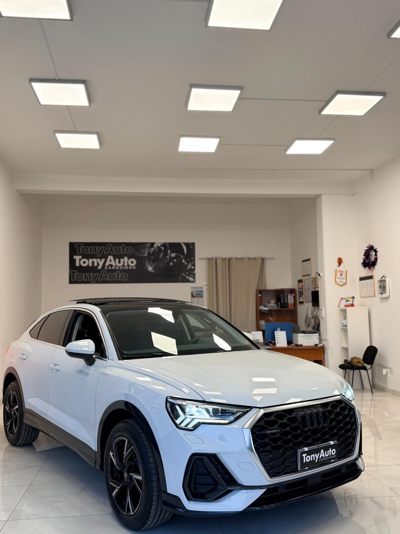 Audi Q3 SPB 40 TDI quattro S tronic 190 C.V CON TETTO APRIBILE,VIRTUAL COCKPIT,APPLE CARPLAY,TELECAMERA