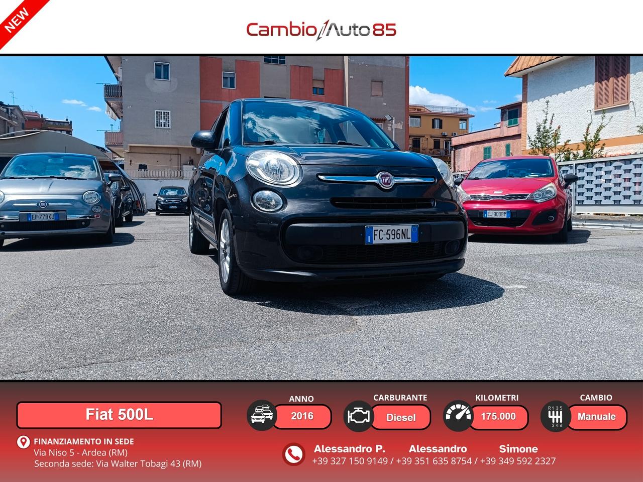 Fiat 500L 1.3 Multijet 85 CV Lounge