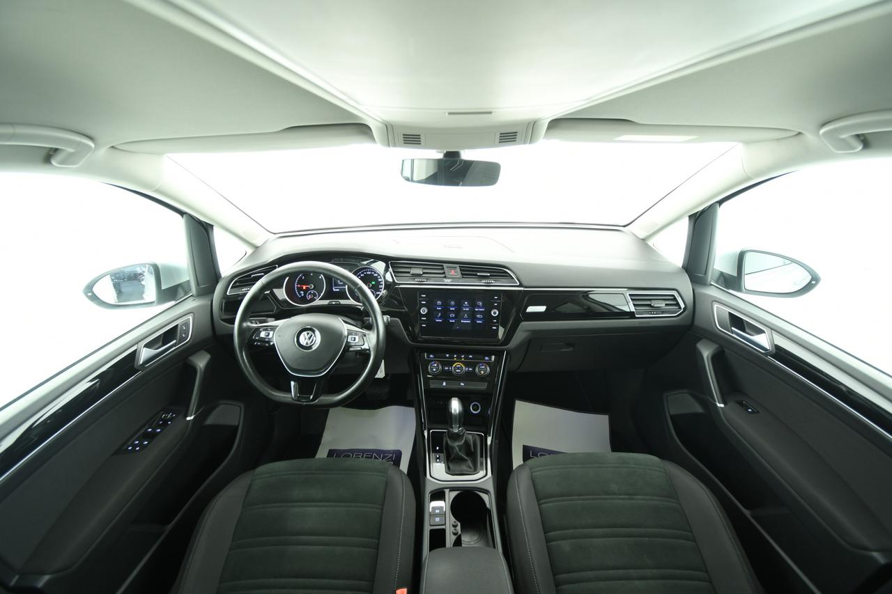 VOLKSWAGEN Touran 1.6 tdi Highline 115cv dsg ACC+ALCANTARA+C17"