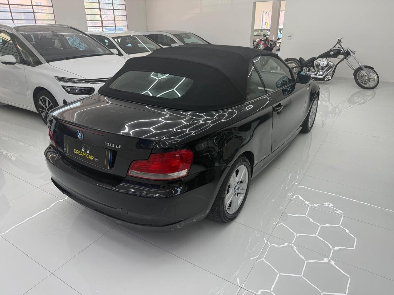 BMW 118d Cabrio 2.0 143Cv 5p. Diesel -Ok Neopatentati