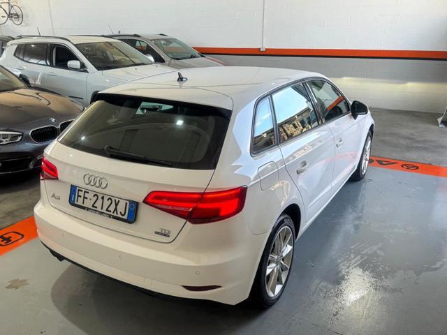 AUDI A3 SPB 2.0 TDI 184 CV Quattro + TAGLIANDI CASA MADRE