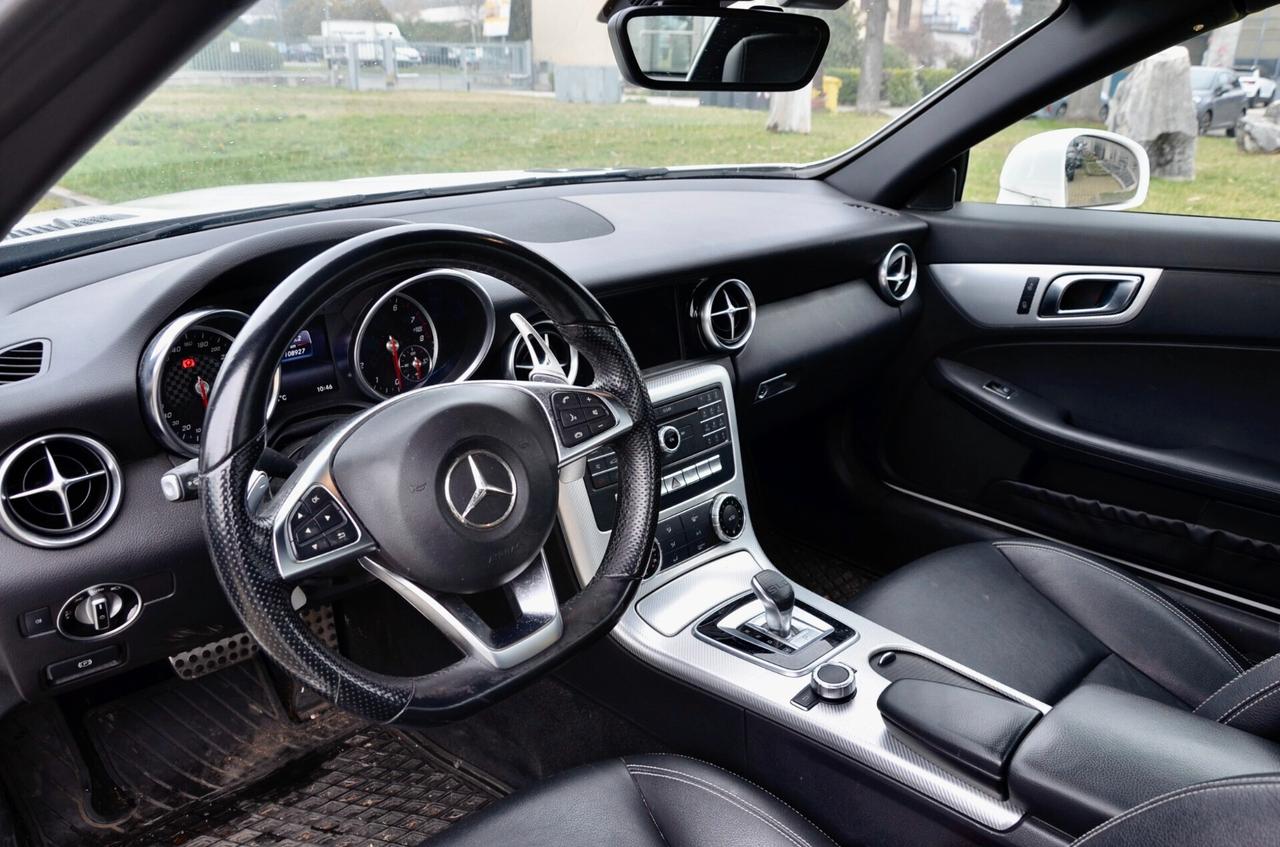 MERCEDES SLC 200 PREMIUM AMG LINE 184cv AUTO, UFF ITALIANA, SERVICE DIMOSTRABILI, SCARICO, RETROCAMERA, PELLE, PERMUTE