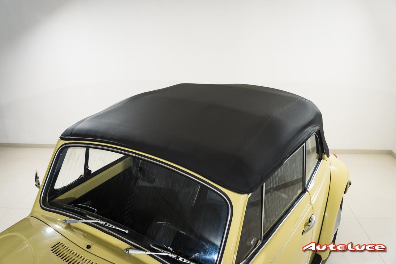 Volkswagen Maggiolino Cabriolet - Vetro piatto - Restaurata completamente - ASI Oro - Targa originale