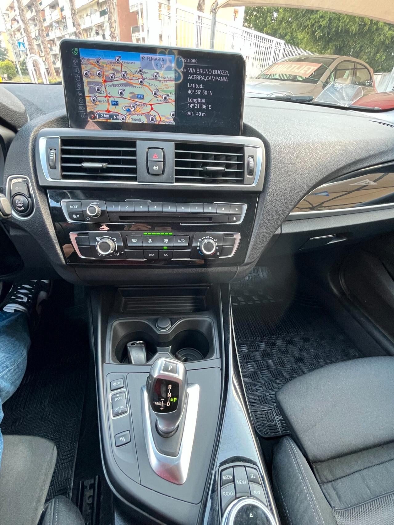 Bmw 116d CAMBIO AUTOMATICO UNICO PROPRIETARIO KM CERTIFICATI FULL OPTIONAL