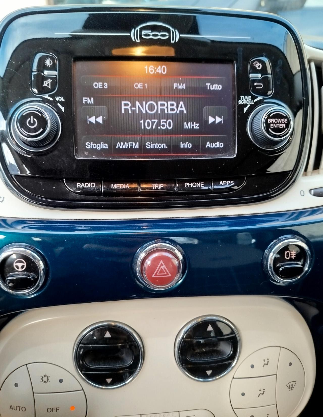 Fiat 500 C 1.2i 69cv Lounge Cabriolet