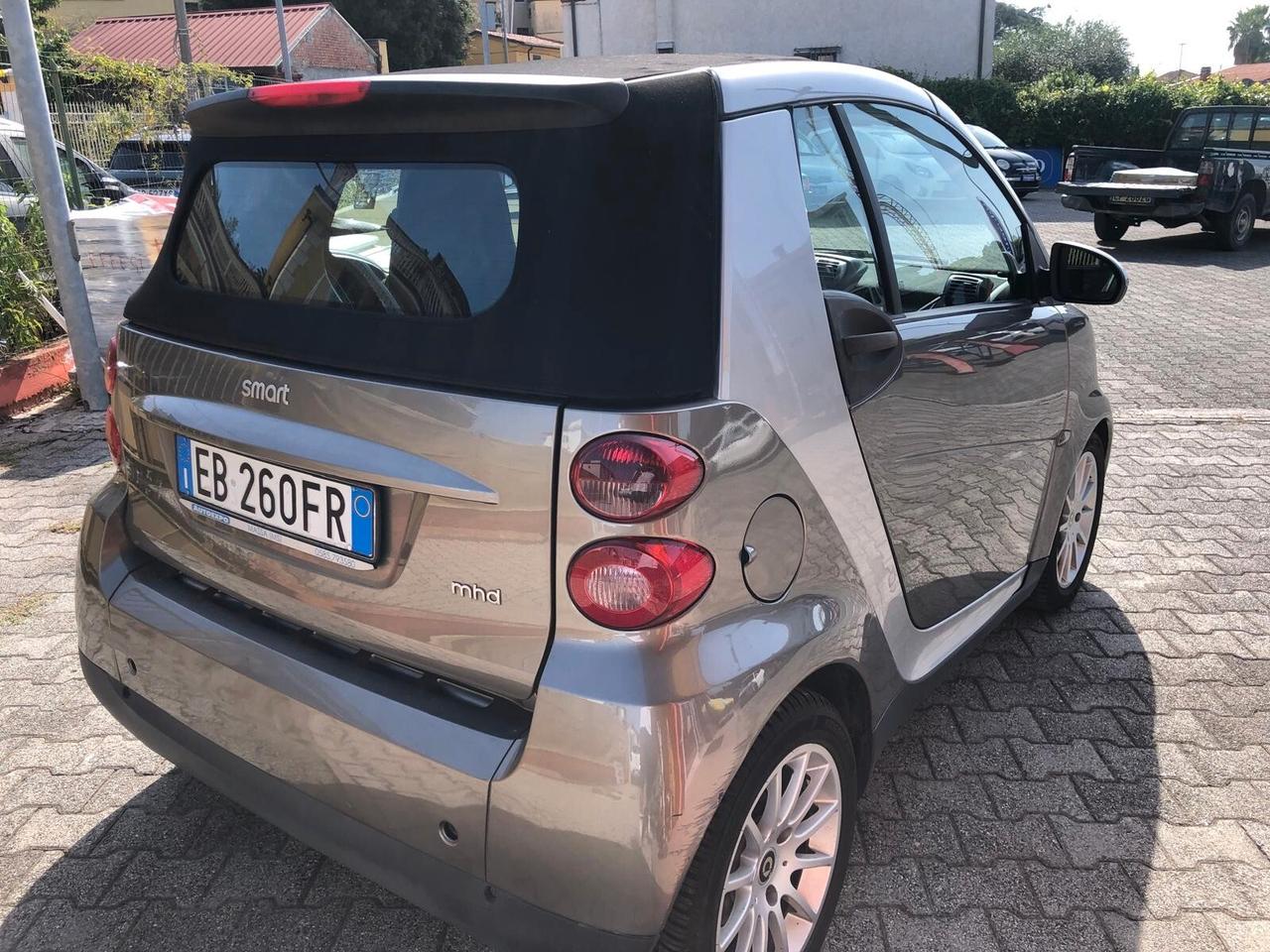 Smart ForTwo 1000 52 kW MHD cabrio passion GARANZIA 12 MESI RINNOVABILE FINO A 36 M ESI!!!