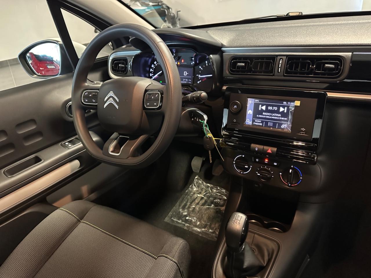 CITROEN C3 KM/0 NUOVA! 1.2 BENZ 83CV NEOPATENTATI GARANZIA 24 MESI