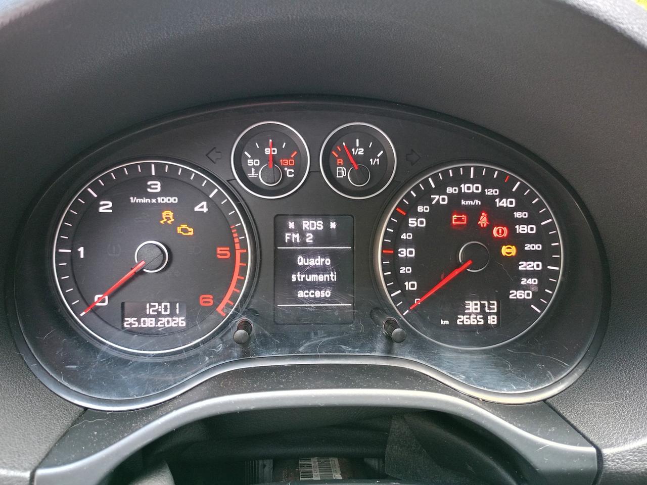 Audi A3 Sportback 2.0 tdi Attraction quattro 170cv
