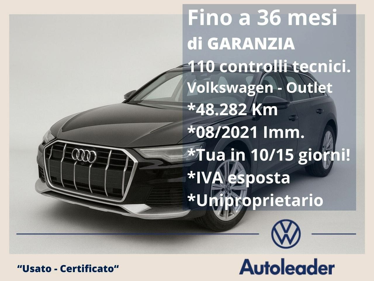 Audi A6 allroad 40 TDI 2.0 quattro SOLI 48mila km S tronic Evolution