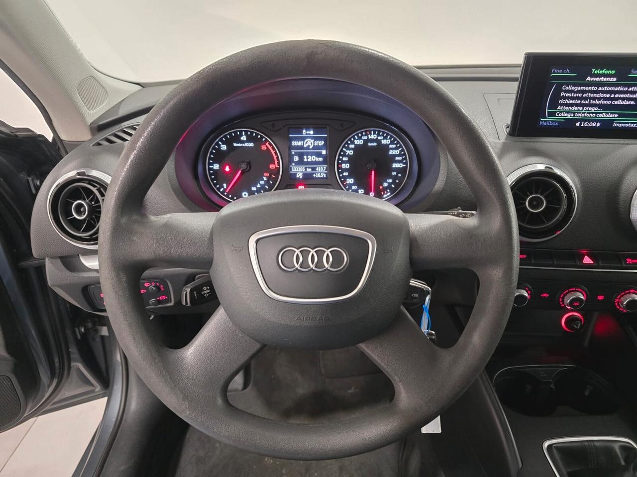 Audi A3 SPB 1.6 TDI Attraction ADATTA AI NEOPATENTATI