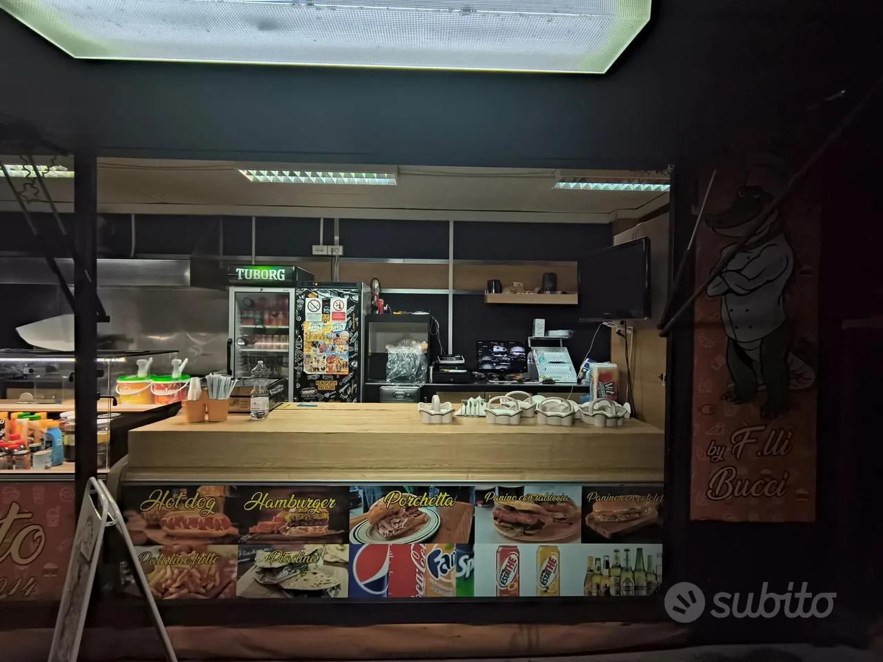 Paninoteca chiosco ambulante