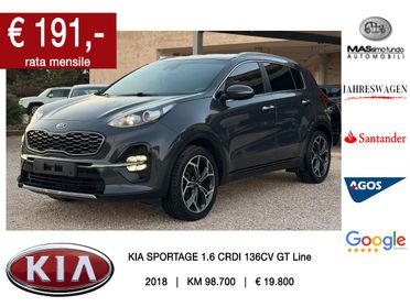 KIA Sportage 1.6 CRDI 136 CV 2WD GT Line