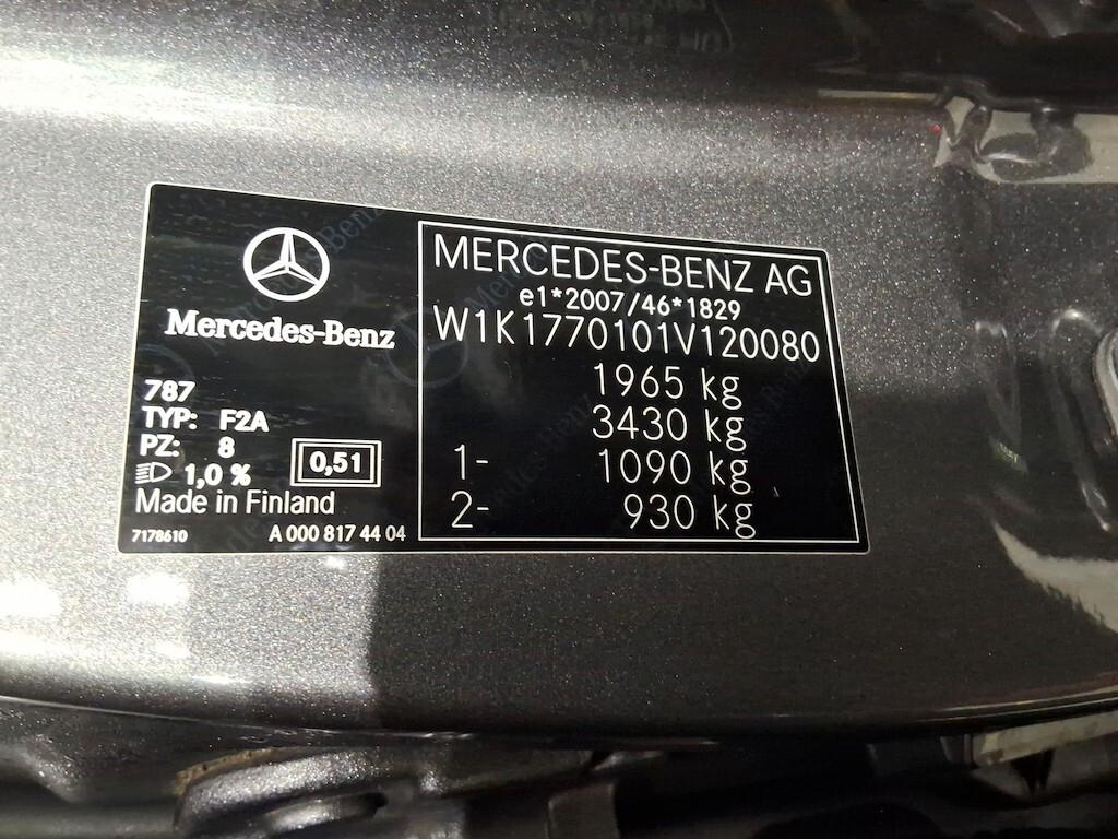 MERCEDES-BENZ A 180D 115CV 6M. BUSINESS SOLUTION ( FARI LED - TETTO PANORAMICO APR. - CRUISE - NAVI PREMIUM - PARK ASSIST )