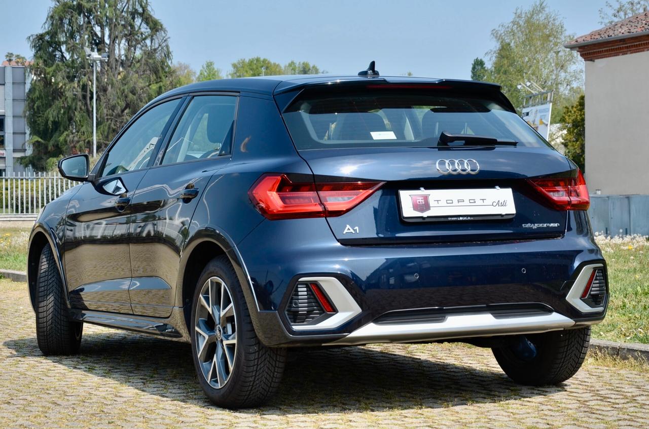AUDI A1 CITYCARVER 25 1.0 TFSI ADMIRED 95cv, UFF ITALIANA, EURO 6D, KEYLESS, APPLE ANDROID, PERMUTE