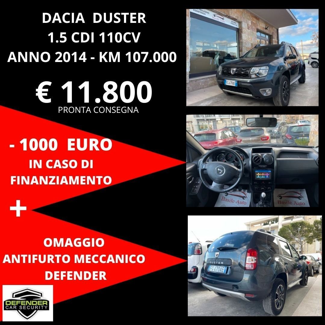 Dacia Duster 1.5 dCi 110CV 4x2 Laur��ate