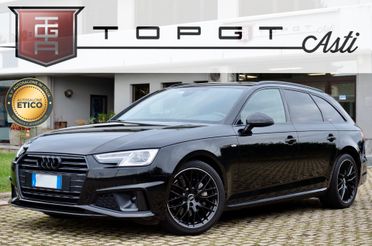 Audi A4 Avant 2.0 TDI S line INT-EXT 190 CV S-Tronic, SERVICE AUDI, TOTAL BLACK, EURO 6D, NAVI, PERMUTE