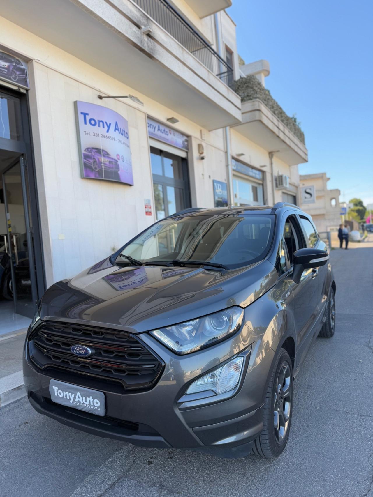 Ford EcoSport 1.0 ecoboost ST-Line NAVIGATORE,APPLE CARPLAY,FARI LED,INTERNI PELLE/ALCANTARA