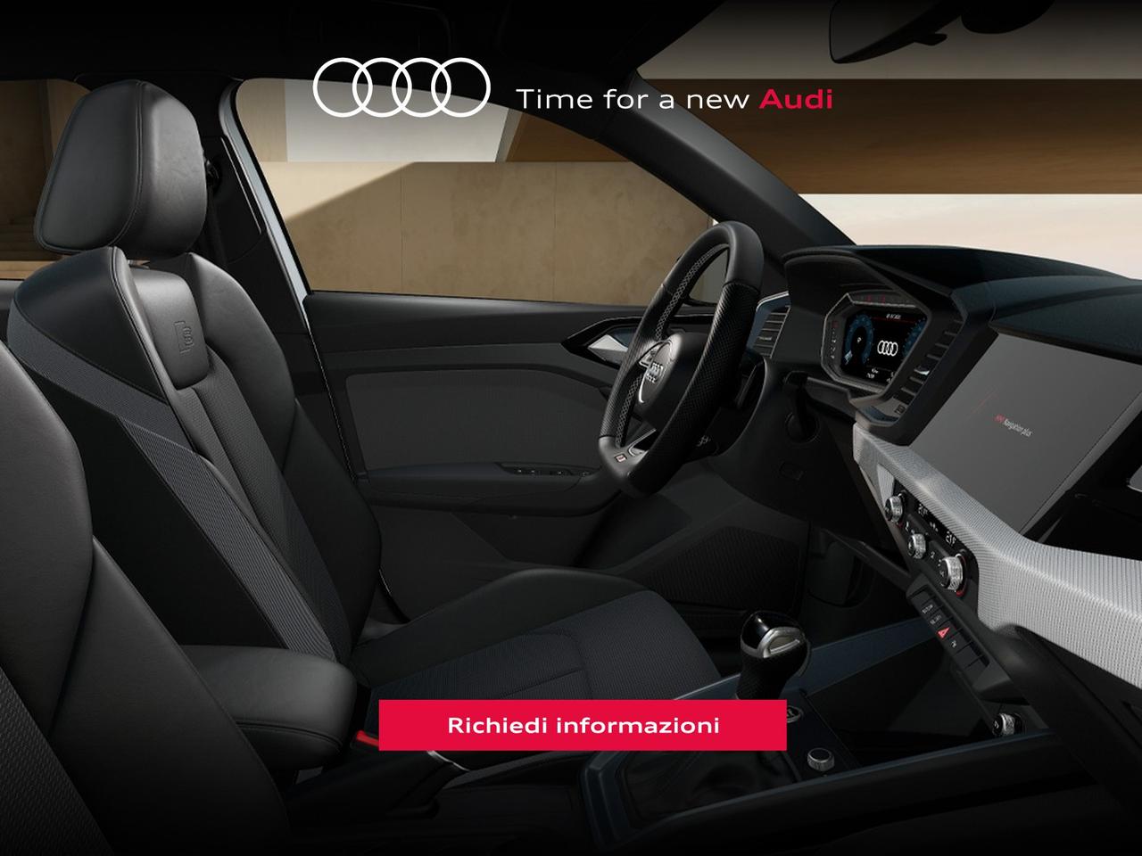 Audi A1 sportback 30 1.0 tfsi identity black 116cv s-tronic