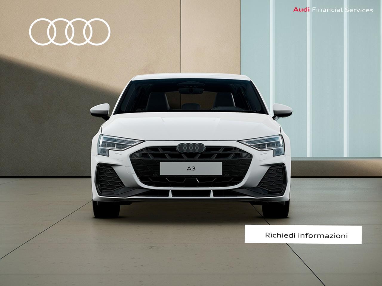 Audi A3 sportback 1.5 tfsi mhev s line edition 150cv s-tronic