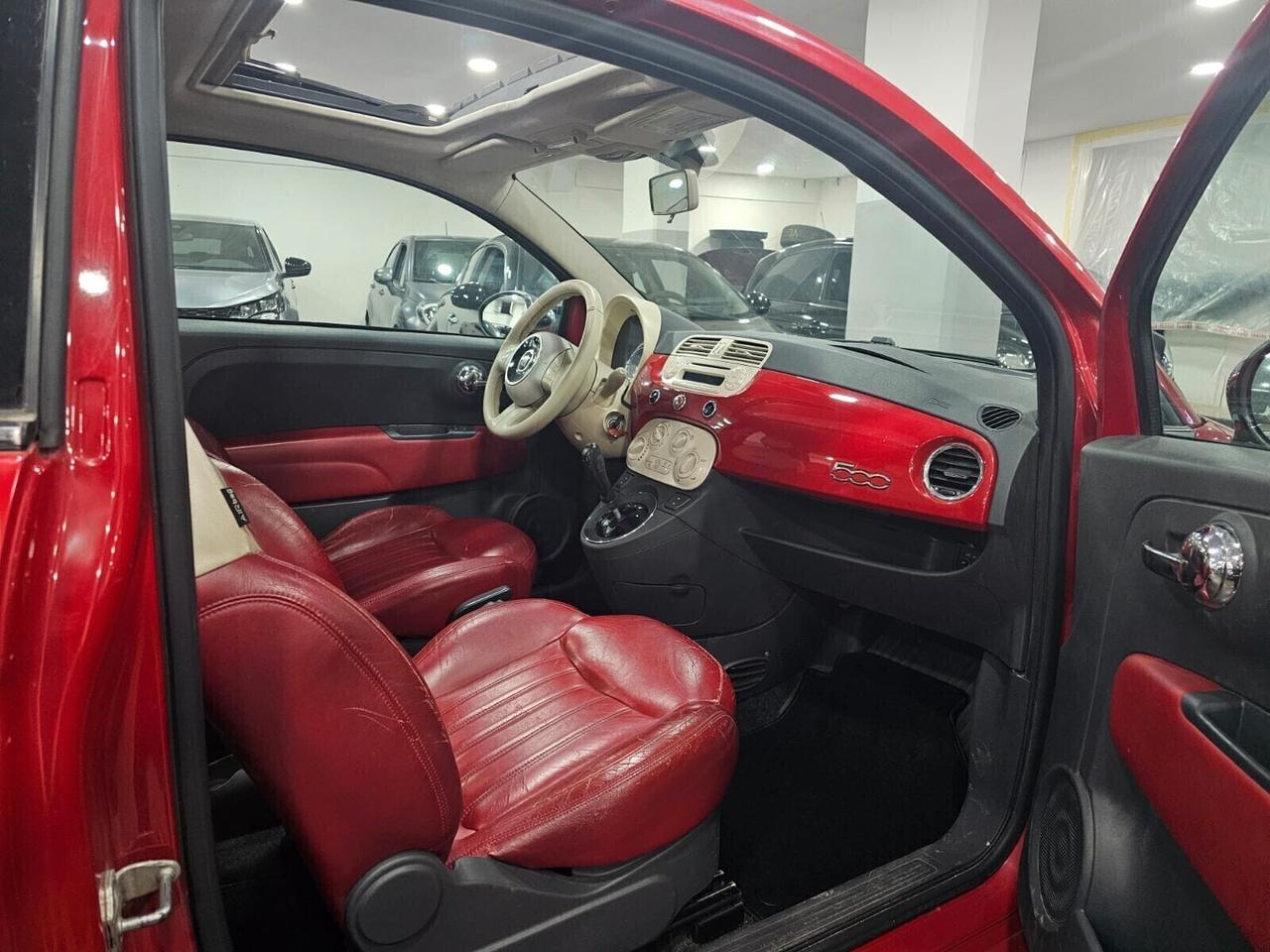 NUOVA FIAT 500 LOUNGE 1.2 BENZ 69CV DUALOGIC TETTO PANORAMICO APRIBILE